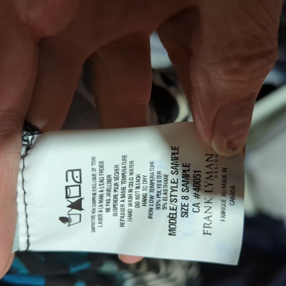 FRANK LYMAN animal print wrap top - Picture 4 of 7